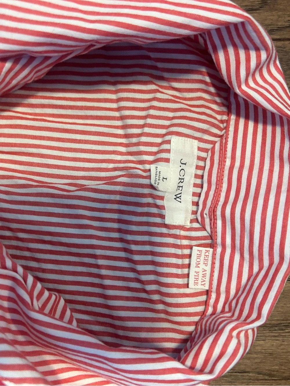 J. Crew 100% Cotton Striped Pajama Set